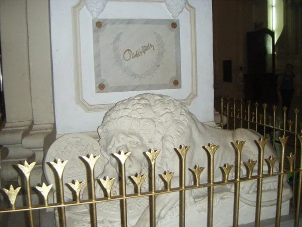 Resting place of Nicaraguan Poet Ruben Dario